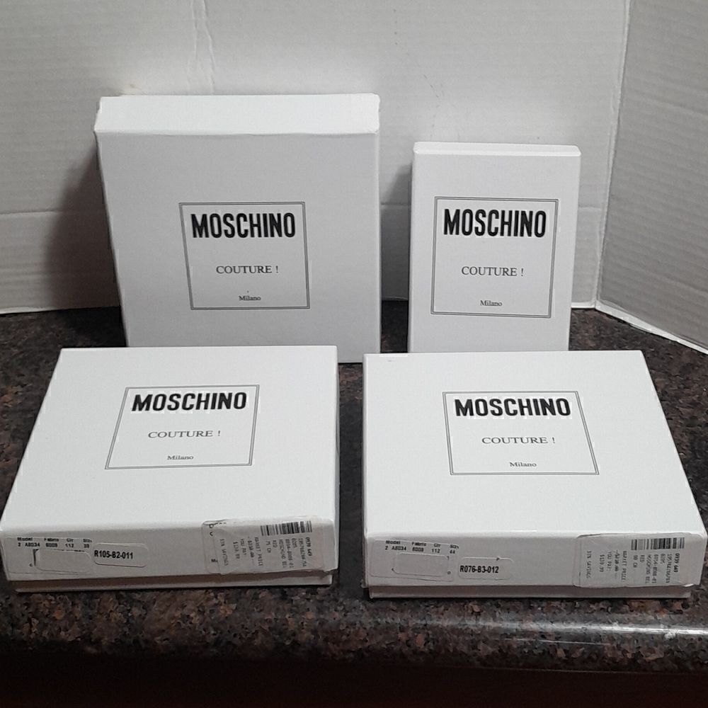 4  Moschino Gift Boxes